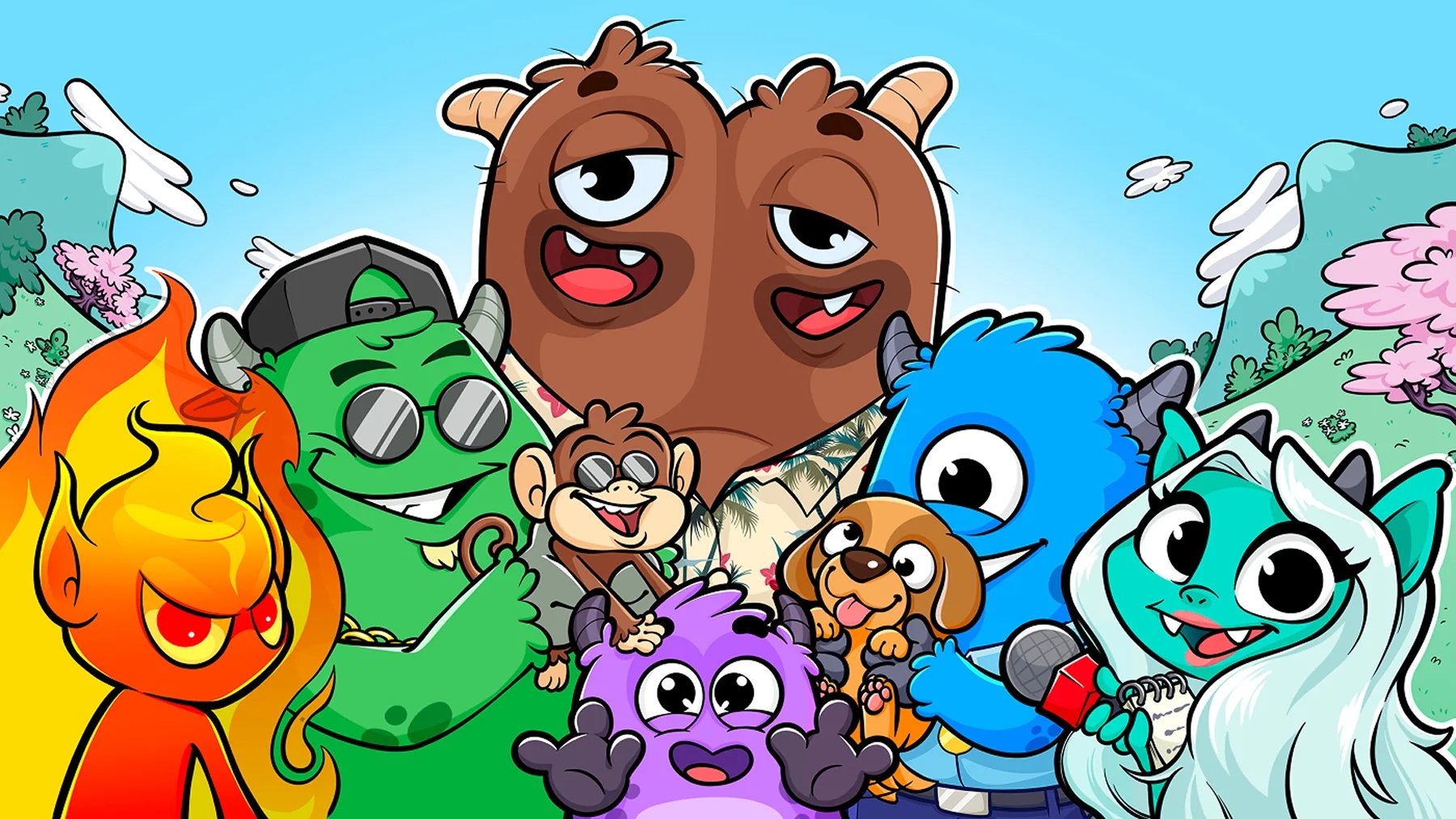 Welcome to The Swamp - Colorful monsters in a vibrant ecosystem